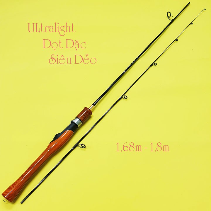 Cần Câu Lure UL 1m68 1m8 chuyên câu suối, câu cá mương cá cháp