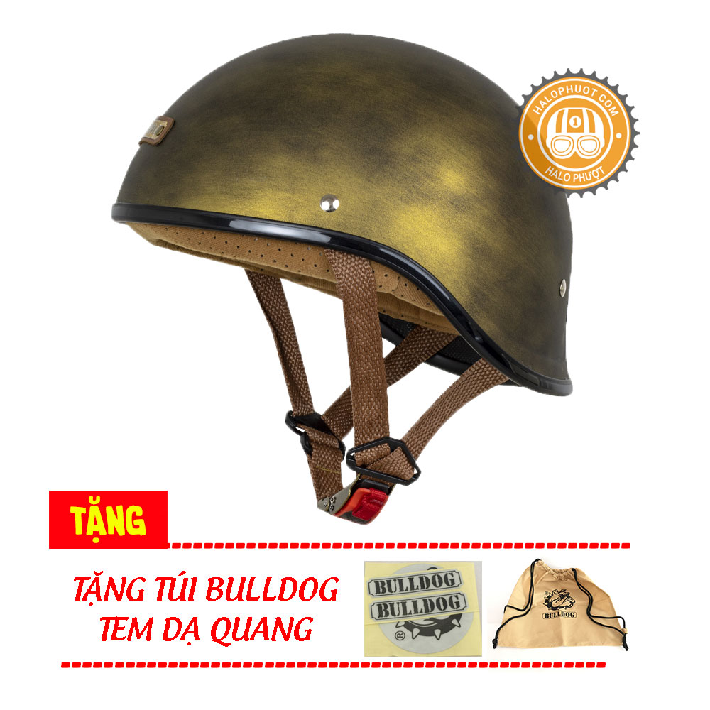 Mũ bảo hiểm Bulldog GANG nửa đầu