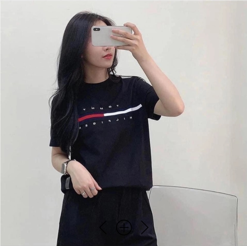Áo thun T.om.my Hil.fi.ger MB shop, form rộng, unisex MB023