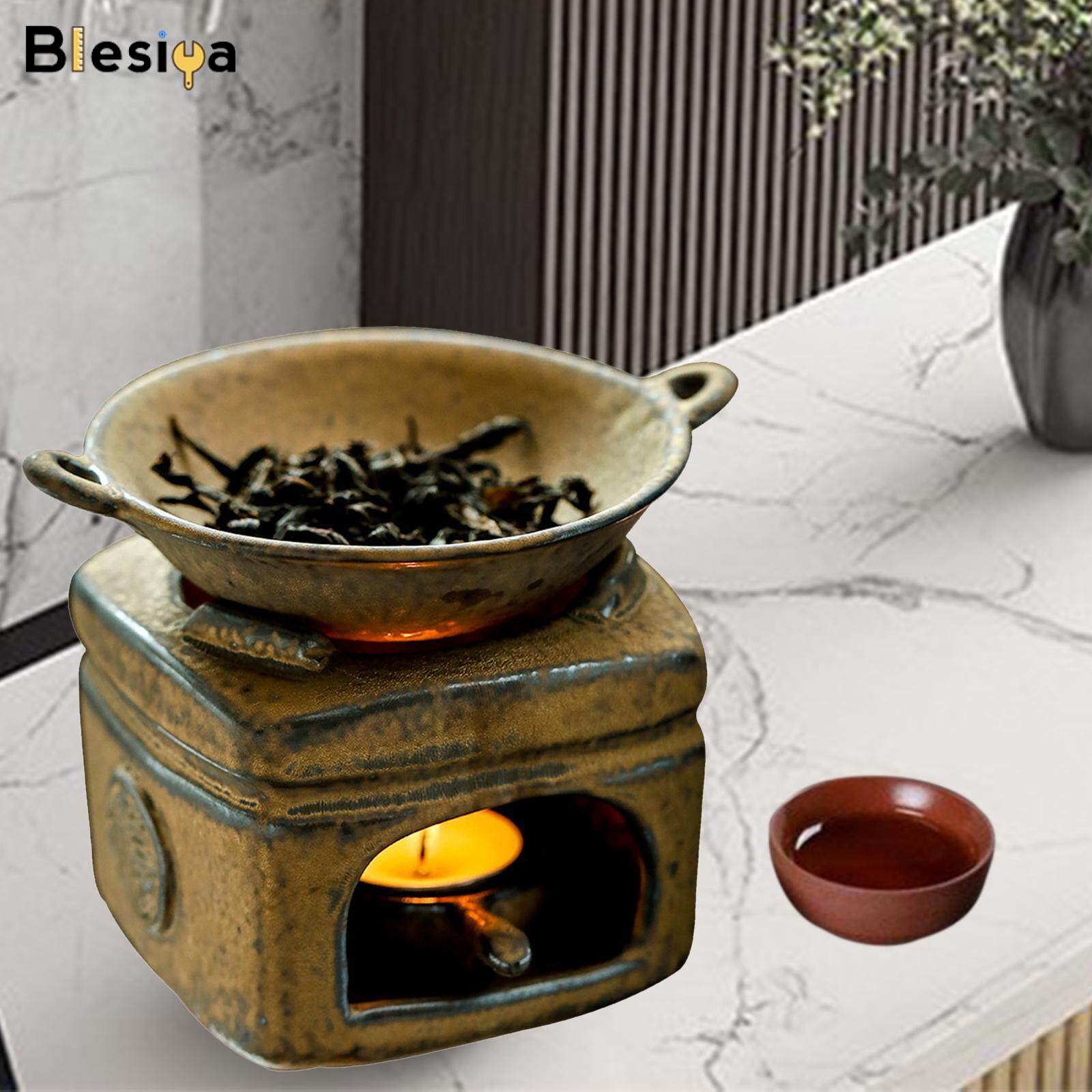 Blesiya Ceramic Incense Aroma Burner Essential Wax Oil Diffuser