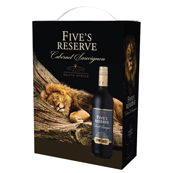 Vang Bịch Nam Phi Five's Reserve 3L - Vang Bịch 3L