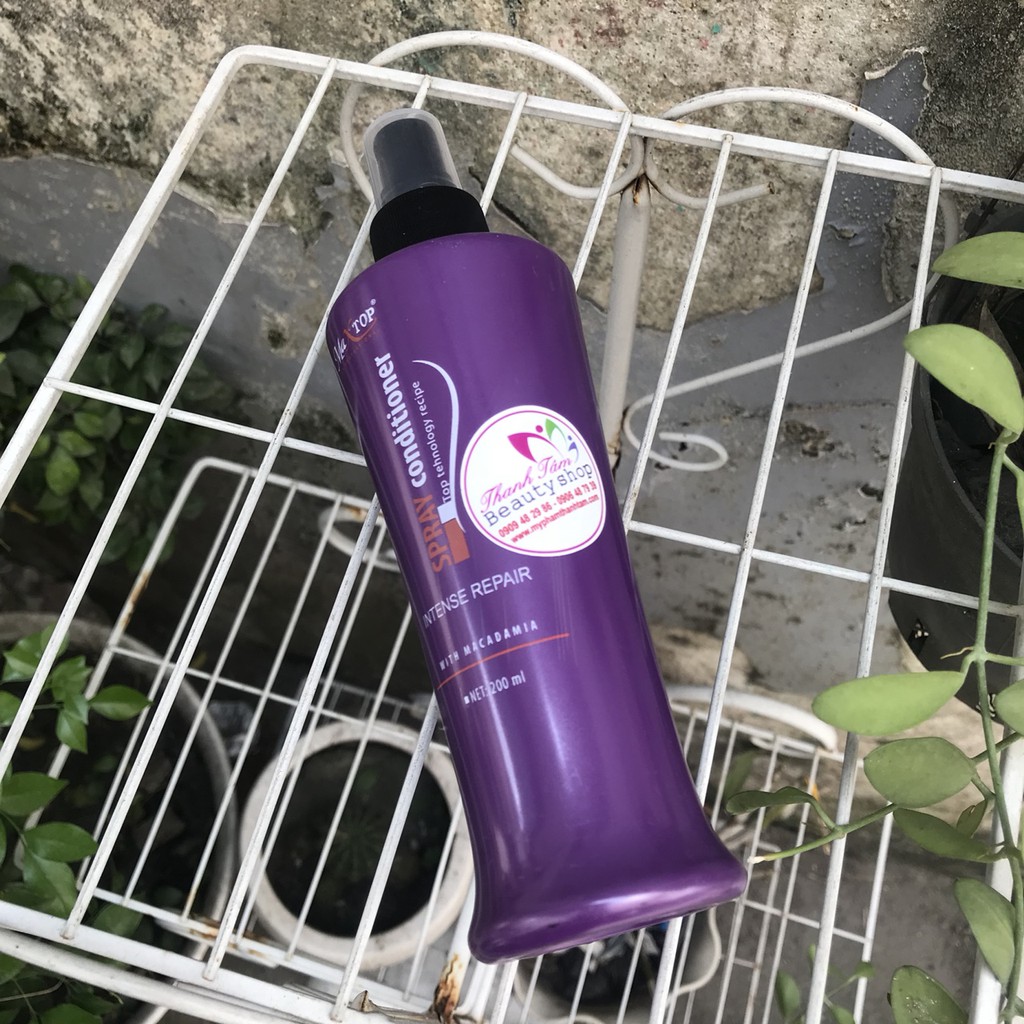 Xịt dưỡng Maxtop tinh chất Macadamia 250ml màu tím