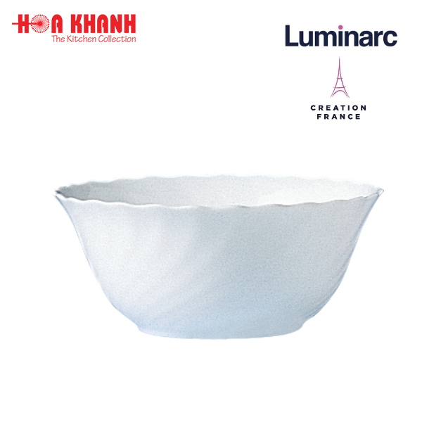 Tô thủy tinh luminarc diwali trianon trắng 24cm - 1 cái - n3655