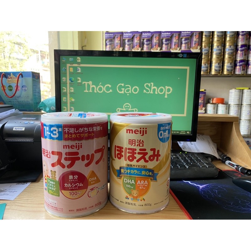 [MẪU MỚI] Sữa bột MEIJI số 9 (1-3 tuổi) lon 800gr