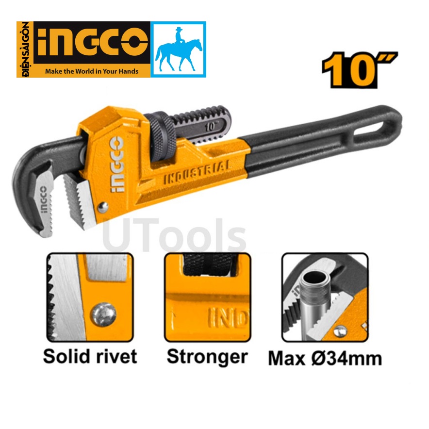 Mỏ lết răng 350mm 14inch Total THT171146