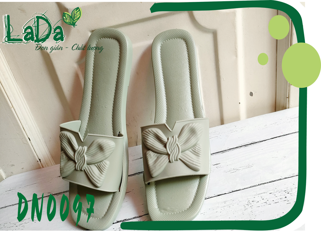 Dép Quai Ngang Nữ Đính Nơ Siêu Êm Chân [DN0097]