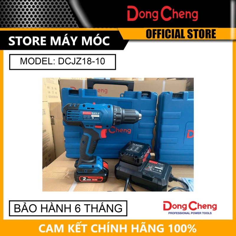 Máy Khoan Pin Dongcheng DCJZ18-10 14.4V (2 Pin 14.4V/2AH, 1 Sạc)- HÀNG CHÍNH HÃNG