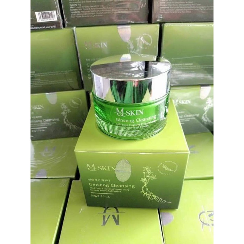 Bột rửa mặt nhân sâm MQSkin MQ skin