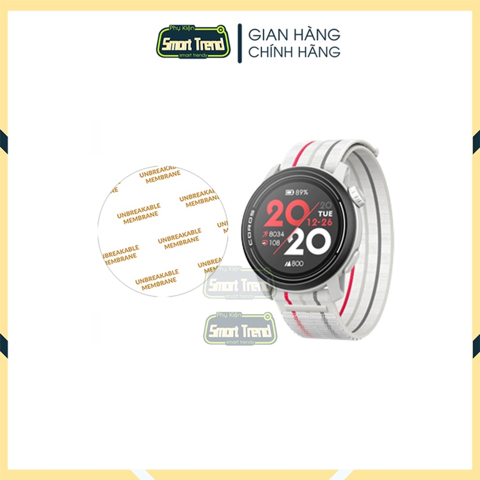 Combo 2 miếng dán ppf bảo vệ đồng hồ đồng hồ thông minh coros pace 3 cường lực dẻo 4 lớp