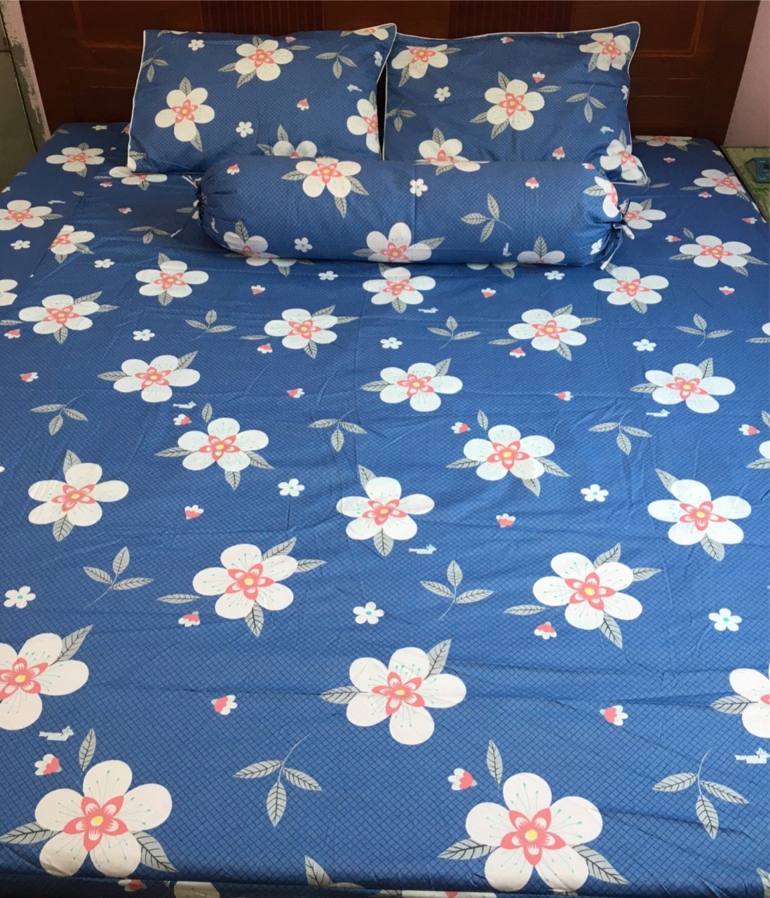 [HCM]Bộ Drap Cotton Thắng Lợi {4 MÓN} đủ size { chuẩn logo]