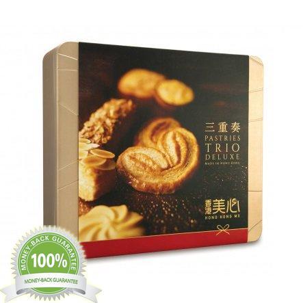 Bánh Mei-Xin Trio Deluxe Pastries - Hộp Sắt 38 Cái