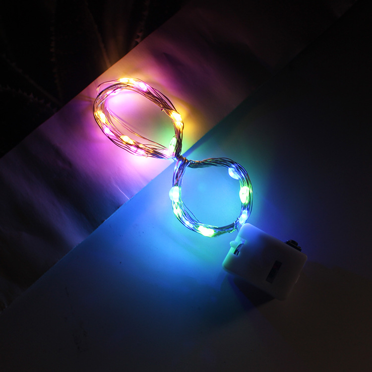 Đèn led đom đóm 3 chế độ có sẵn pin loại 1m/2m ( Sỉ ib giá tốt )