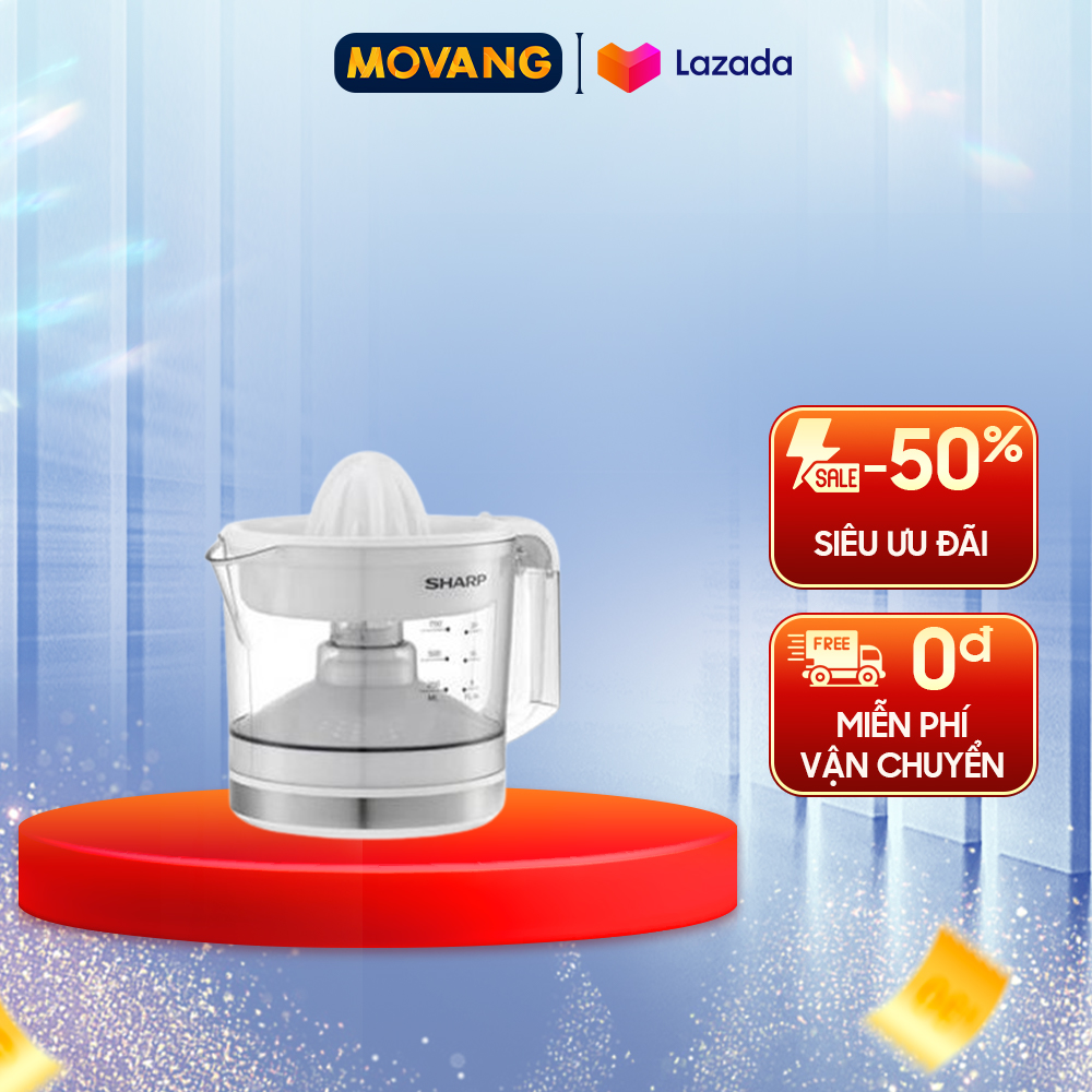 [GIAO TẠI HCM] - Máy vắt cam Sharp 40W EJ-J407-WH