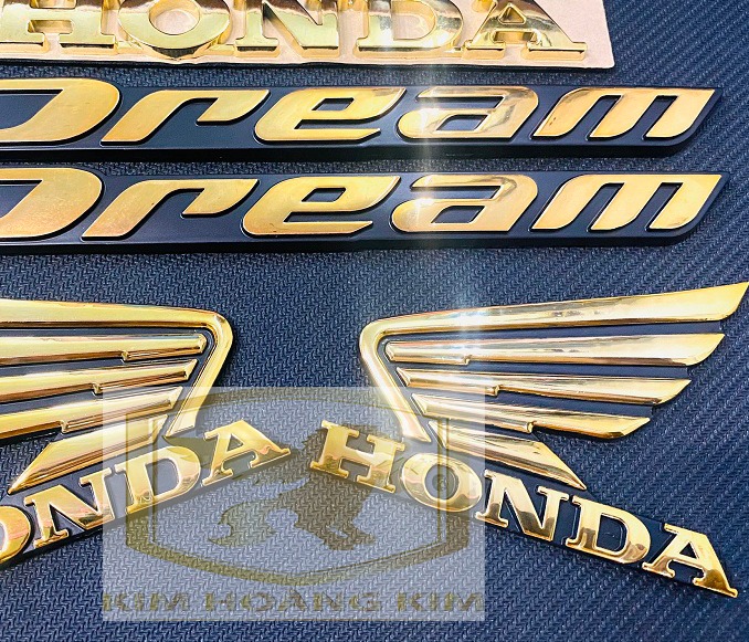 Bộ tem Dream dành cho xe đi kiểng (6 món) màu Vàng