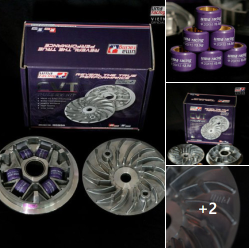 Nồi trước xe tay ga vario click 125 pcx 150 shvn ab125 uma racing - chính hãng