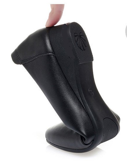 Giày bít nữ da mềm đế xuồng êm chân cao 3cm