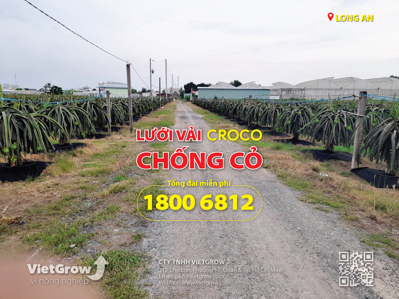 LƯỚI VẢI CHỐNG CỎ CROCO