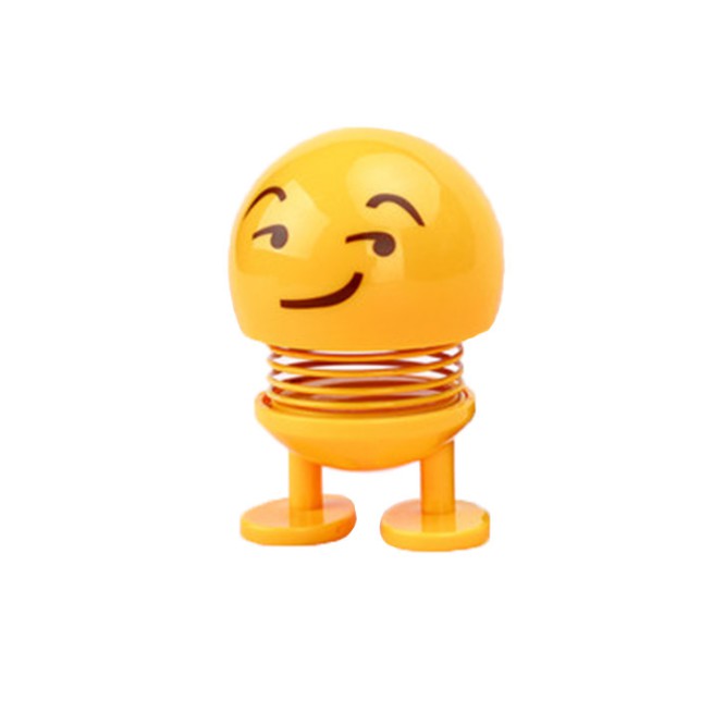 [HCM]Emoji lò xo đồ chơi thú nhún lúc lắc màu vàng lò xò