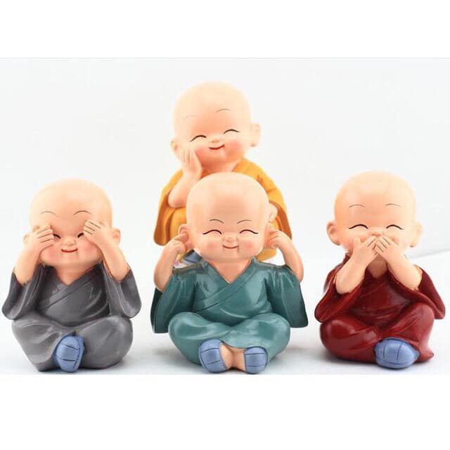 Bộ tượng 4 chú tiểu tứ không.