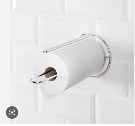 Giá đỡ cuộn nhà bếp bạc torkad