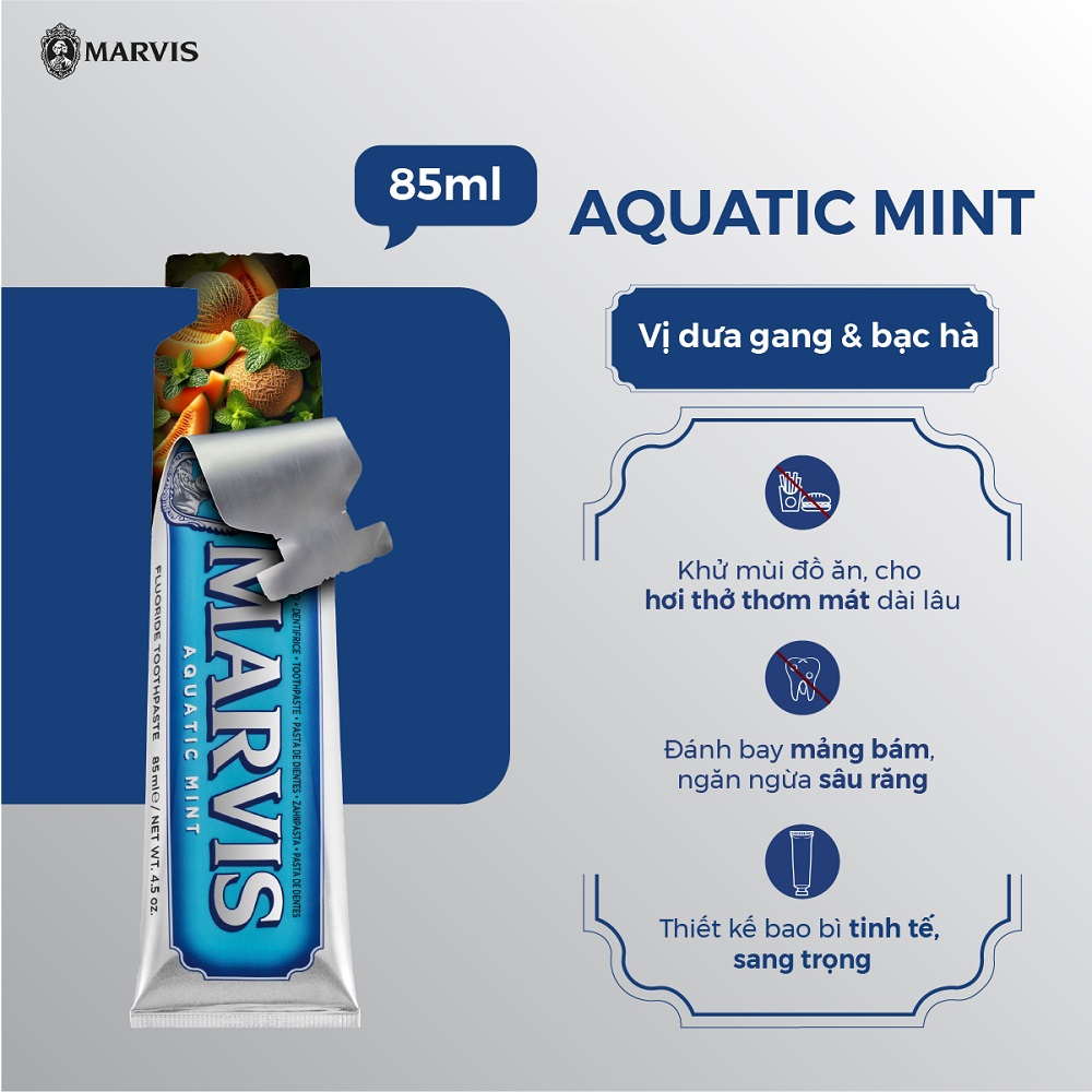 Marvis Aquatic Mint Toothpaste 85ml
