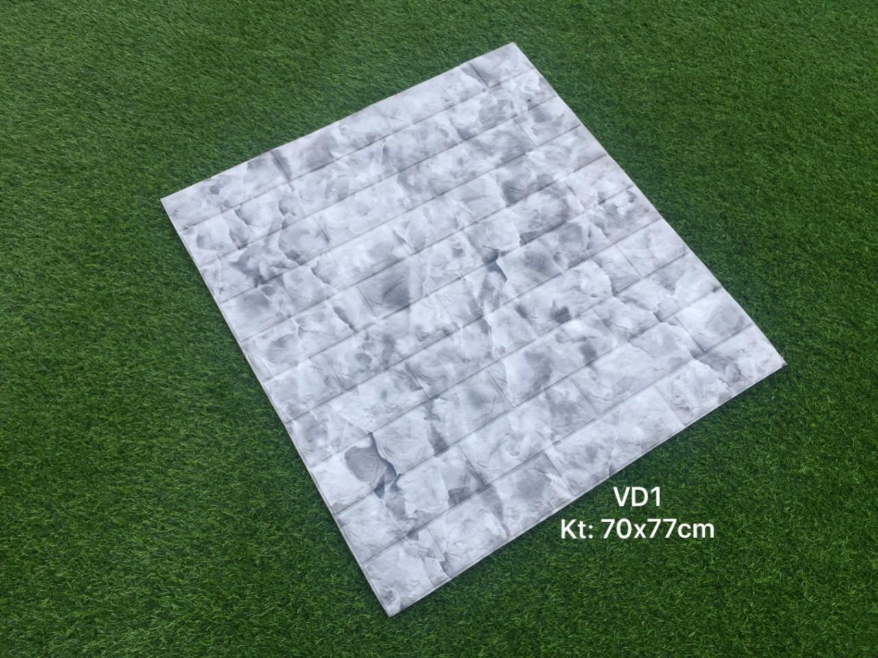 COMBO 15 TẤM XỐP DÁN TƯỜNG VÂN ĐÁ  3D