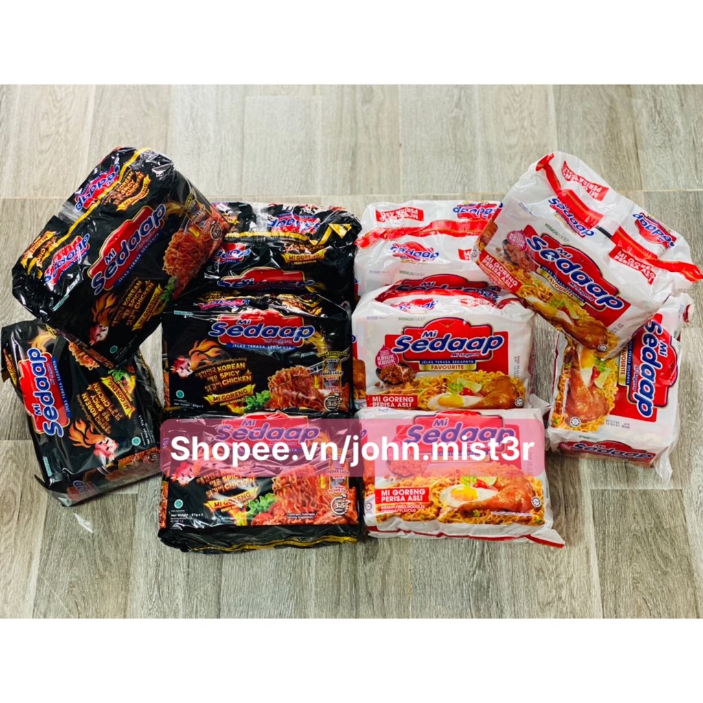 Mì Trộn Ăn Liền Sedaap Bịch Lớn 5 Gói