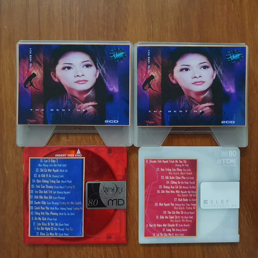 [MDCD] Bộ 2 Đĩa MD The Best Of Như Quỳnh - Đĩa MD Mini Disc Nhạc Vàng