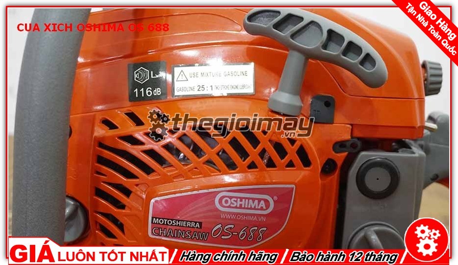 [HCM]Máy cưa xích oshima 688