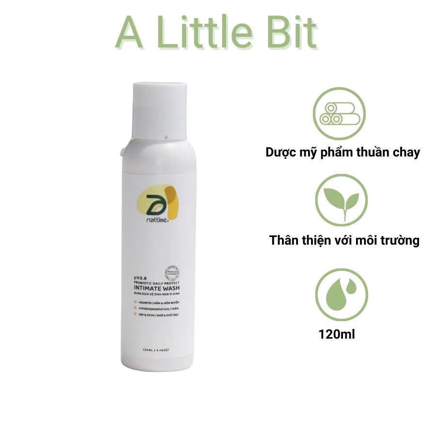 Dung dịch vệ sinh ph 3.8 men vi sinh nattime