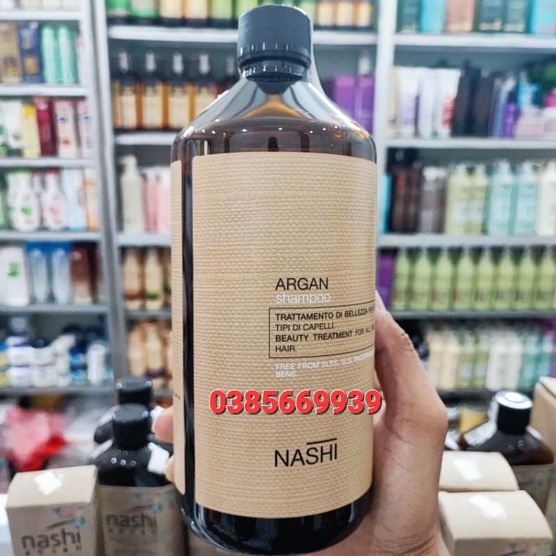 DẦU GỘI PHỤC HỒI HƯ TỔN NASHI ARGAN CLASSIC HƯƠNG THƠM SANG TRỌNG ITALIA 1000ML