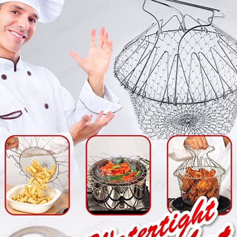 Rổ bếp chiên nhúng, vợt bếp chiên nhúng, rổ chiên rán đa năng