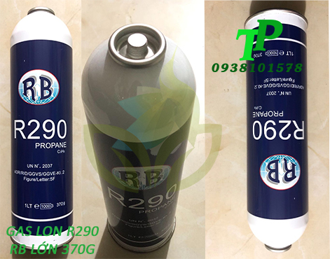 Gas lon r290 rb 370g - môi chất lạnh gas lon 370 gram