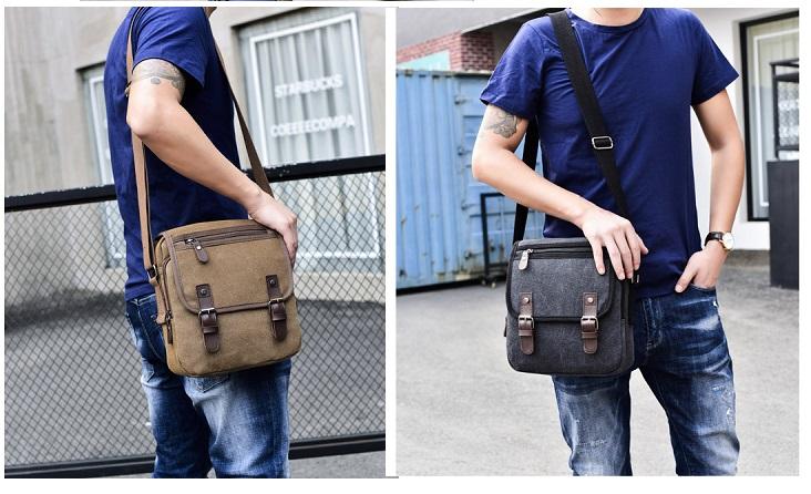 [HCM]Túi đeo chéo vải Canvas_D_7121