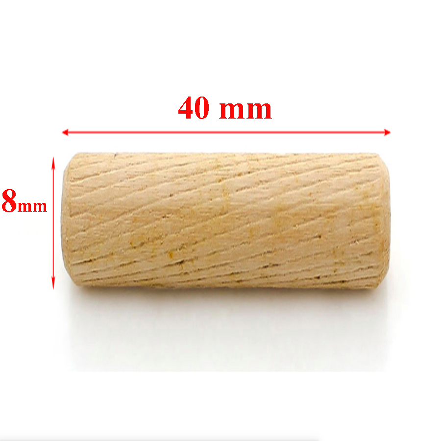 Chốt gỗ phi 8 - dài 40mm [ 0,5kg - 1kg ] - liên kết ghép ván