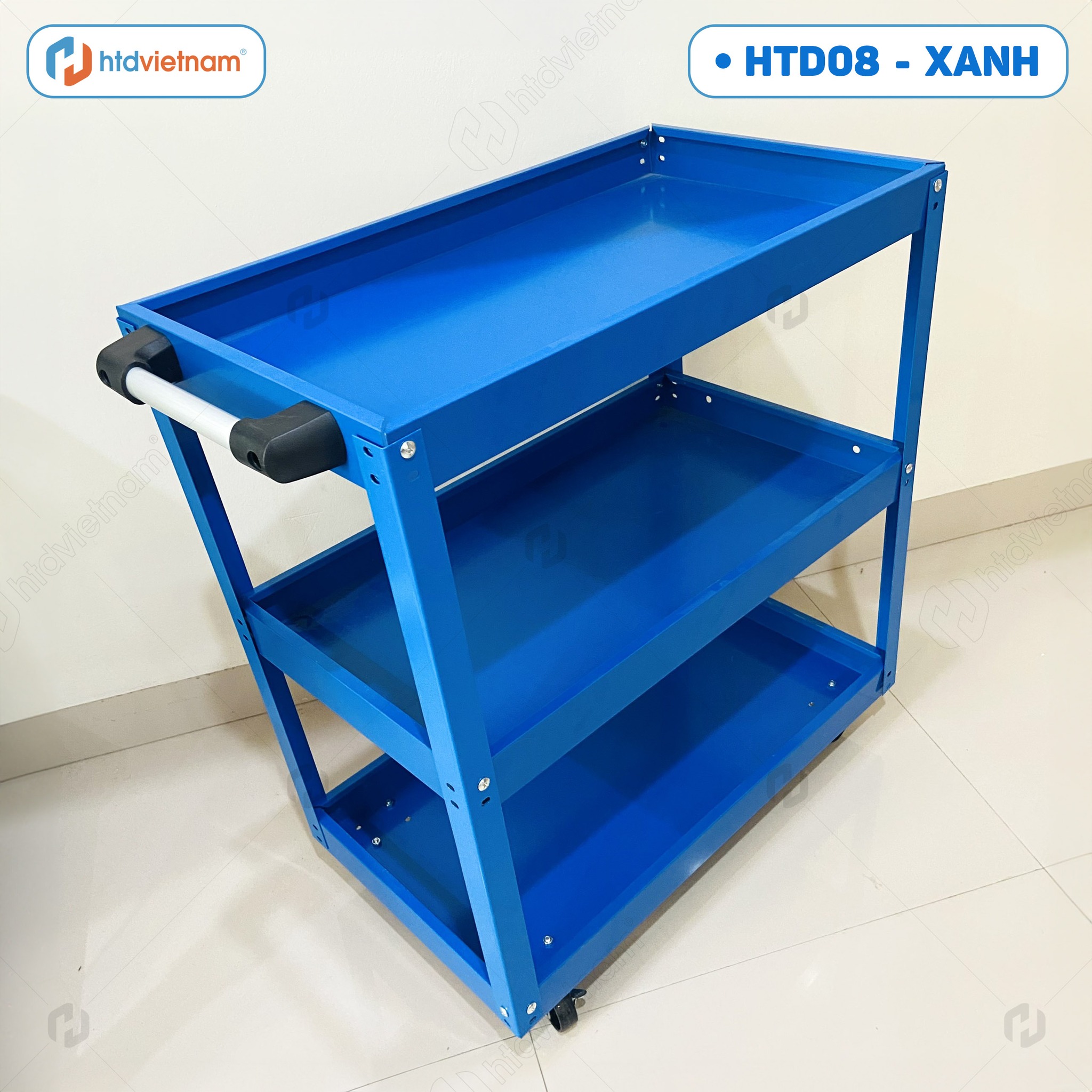 XE ĐẨY ĐỒ NGHỀ ĐA NĂNG 3 TẦNG HTD-08