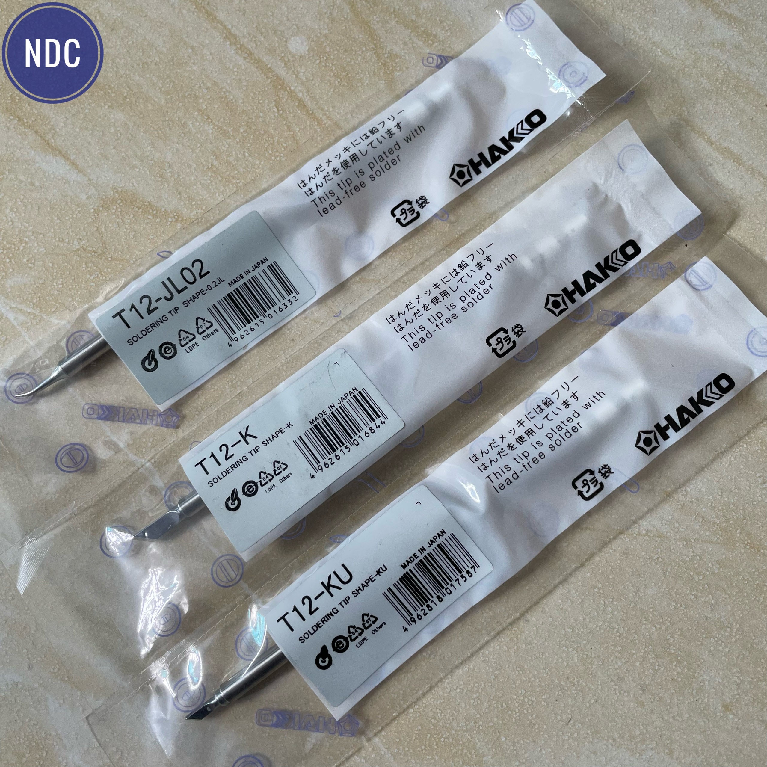 [HCM]Mũi Hàn, Tip Hàn T12 HAKO JL02/K/KU/BC2