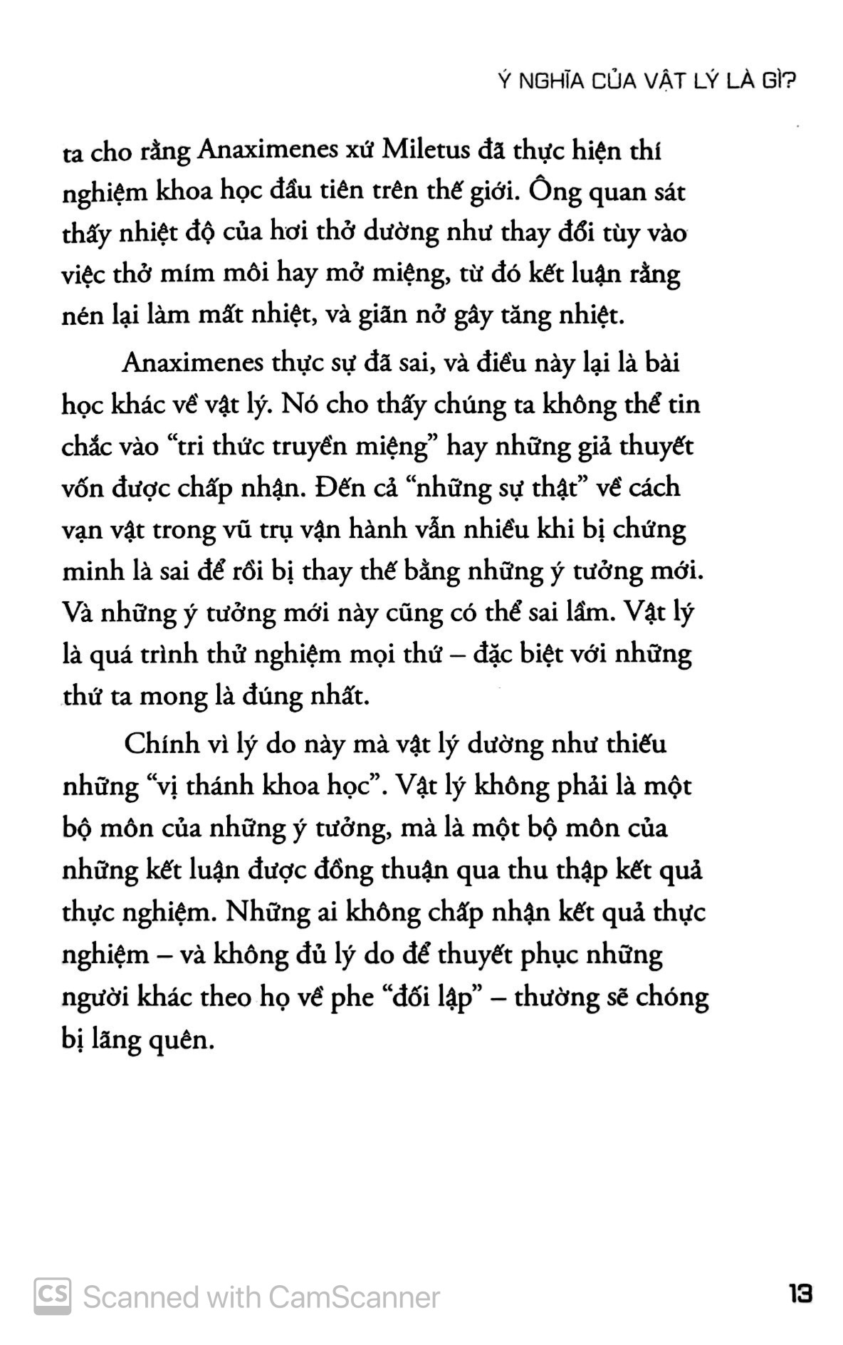 Những Câu Hỏi Lớn Vật Lý