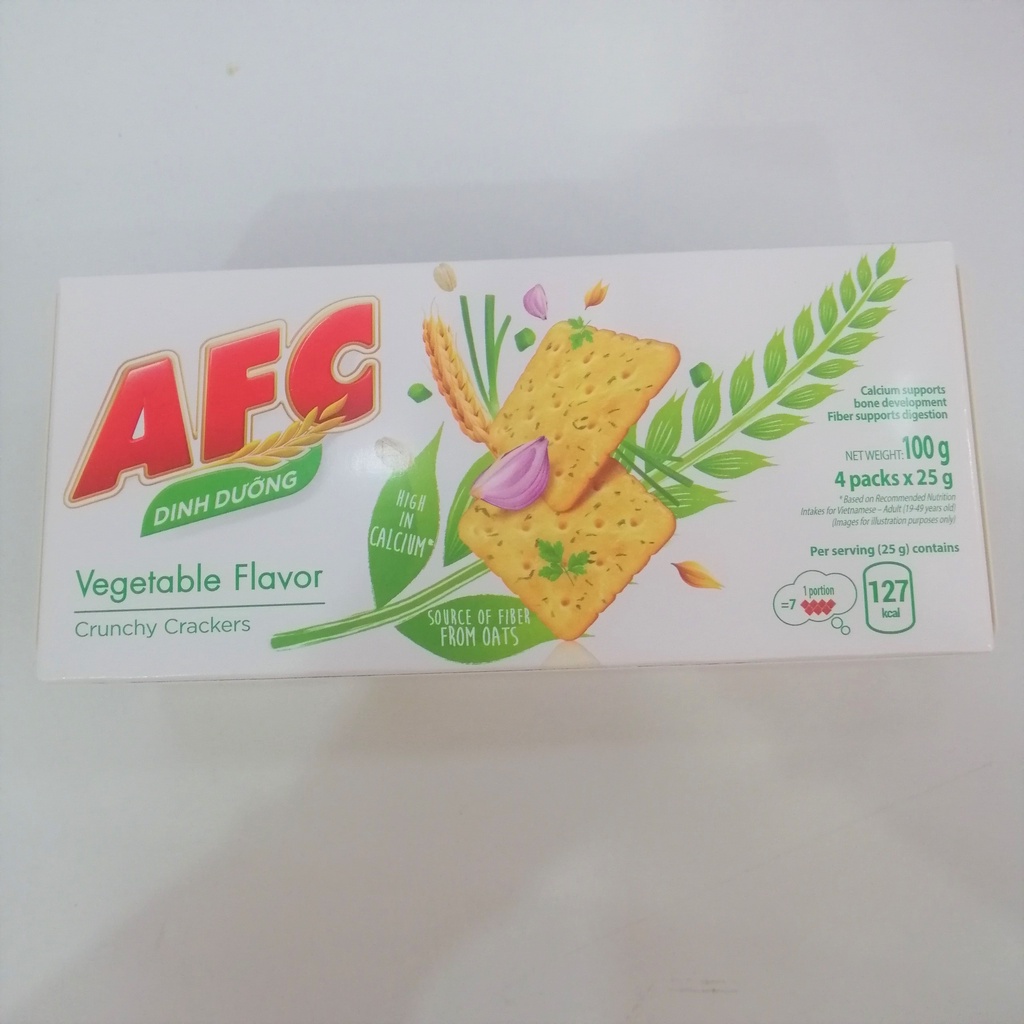 Afc Nutrition Vegetable Flavor Cracker (86g Box)