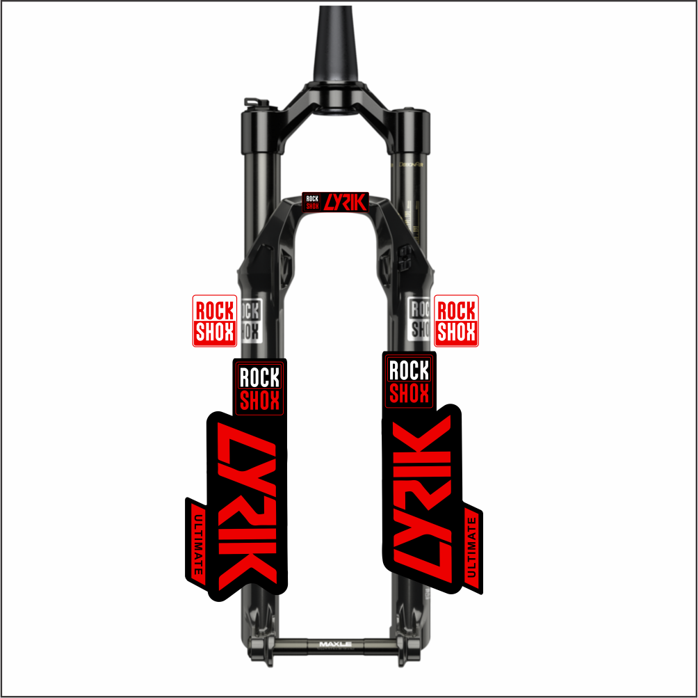 Tem decal dán phuộc xe đạp Rockshox LYRIK ULTIMATE 2021