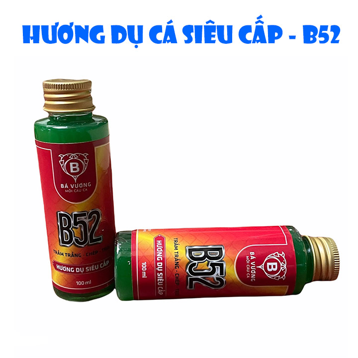HƯƠNG DỤ CÁ SIÊU CẤP B52 Bá Vương - Chuyên trắm trắng, chép, trôi