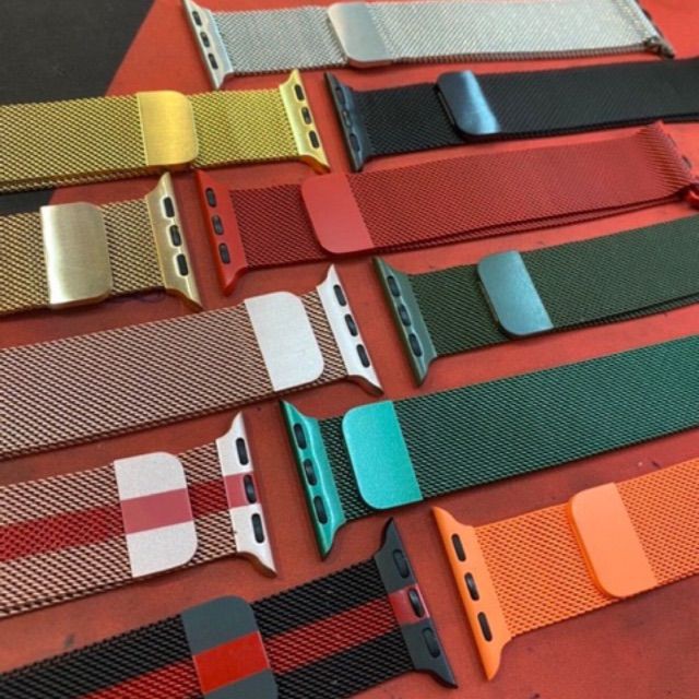 HCMDây thép apple watch không rỉ milanese loop