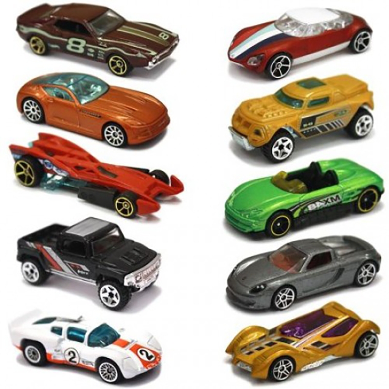 Đồ Chơi Bộ 10 Siêu Xe Hot Wheels Nhiều Màu 54886