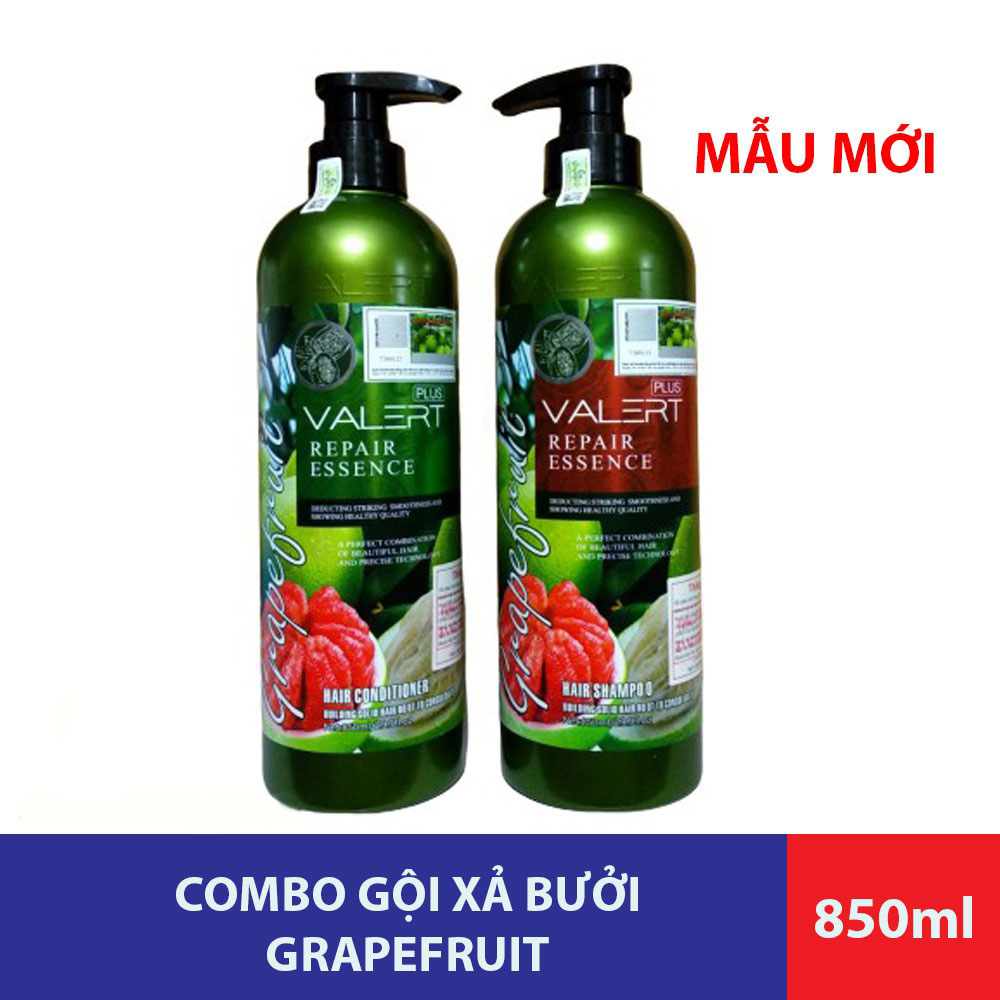 DẦU GỘI XẢ BƯỞI POMELO GRAPEFRUIT 850ML giúp giảm rụng tóc kích thích tóc mọc nhanh gấp 2 đến 3 lần cho mái tóc dày và dài hơn
