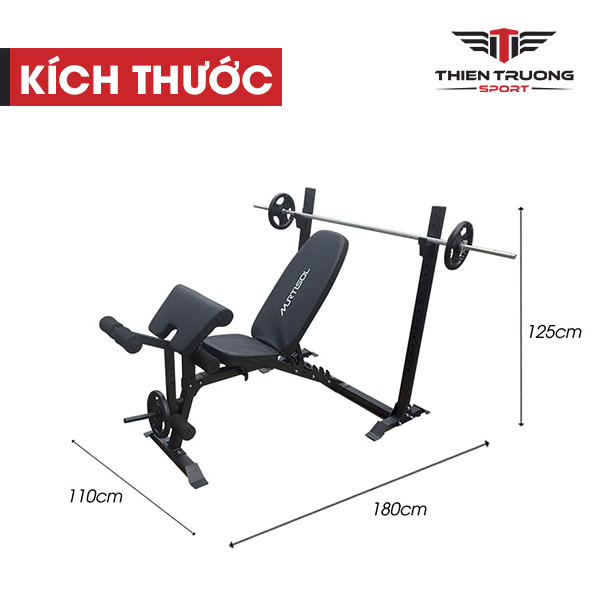 Ghế tập tạ đa năng NMS-7301 ( Giá chưa bao gồm đòn tạ, bánh tạ)