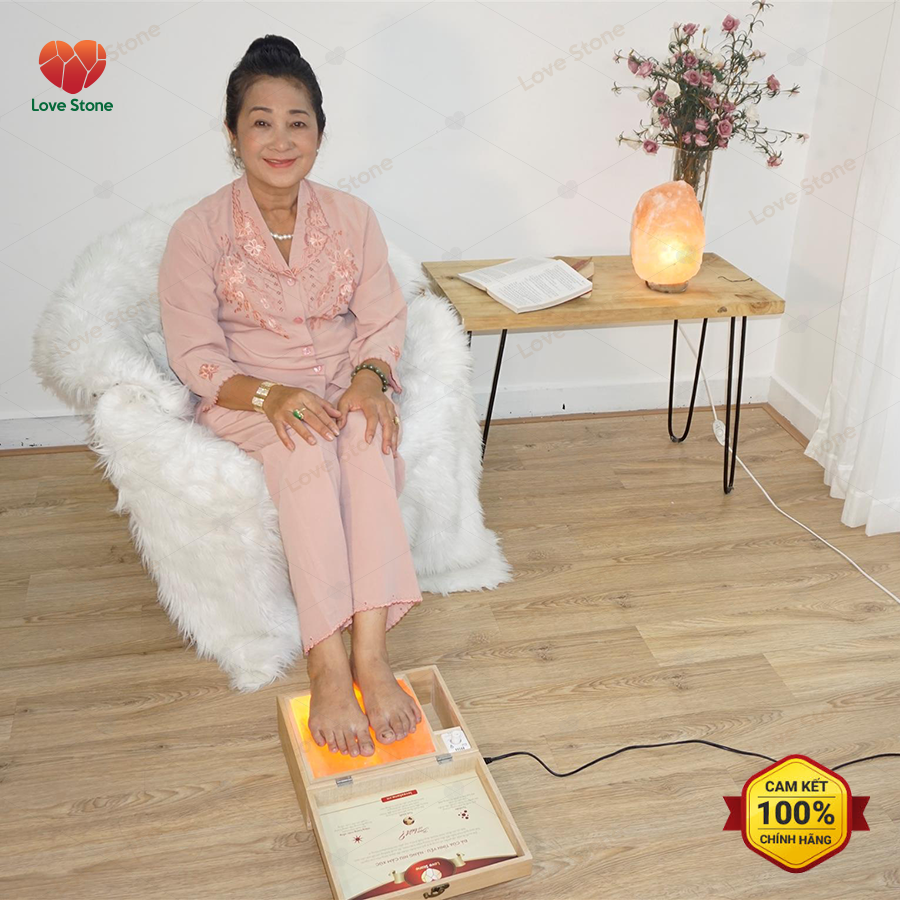 Hộp Đá Muối Massage Chân Himalaya Love Stone Classic