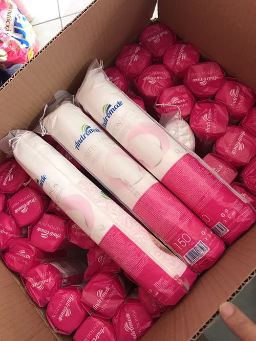 DeepFresh Cotton Pads bông tẩy trang 150 miếng
