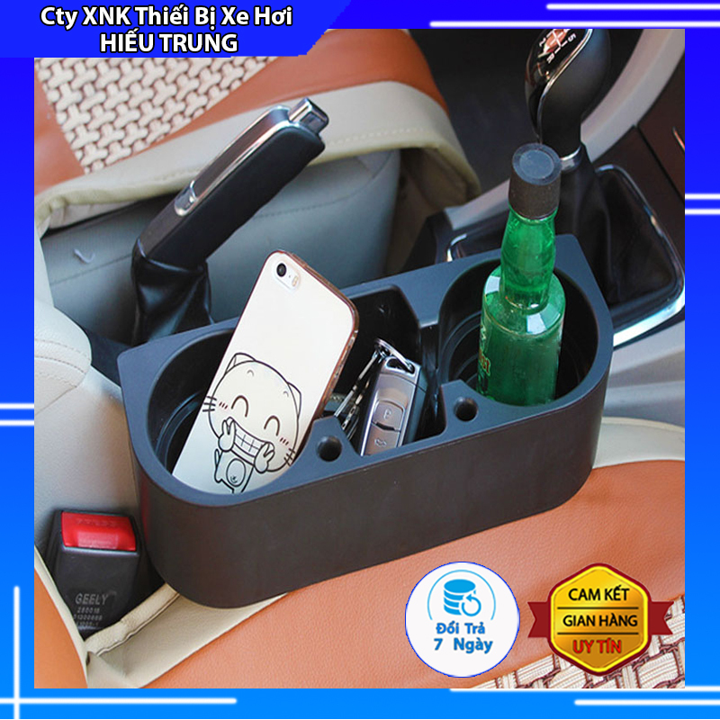 Khay Để Đồ trên xe hơi ĐA NĂNG, Hộp đựng đồ trên ô tô CAO CẤP kiểu dáng hộc để đồ có thể chèn khe ghế oto tiện dụng