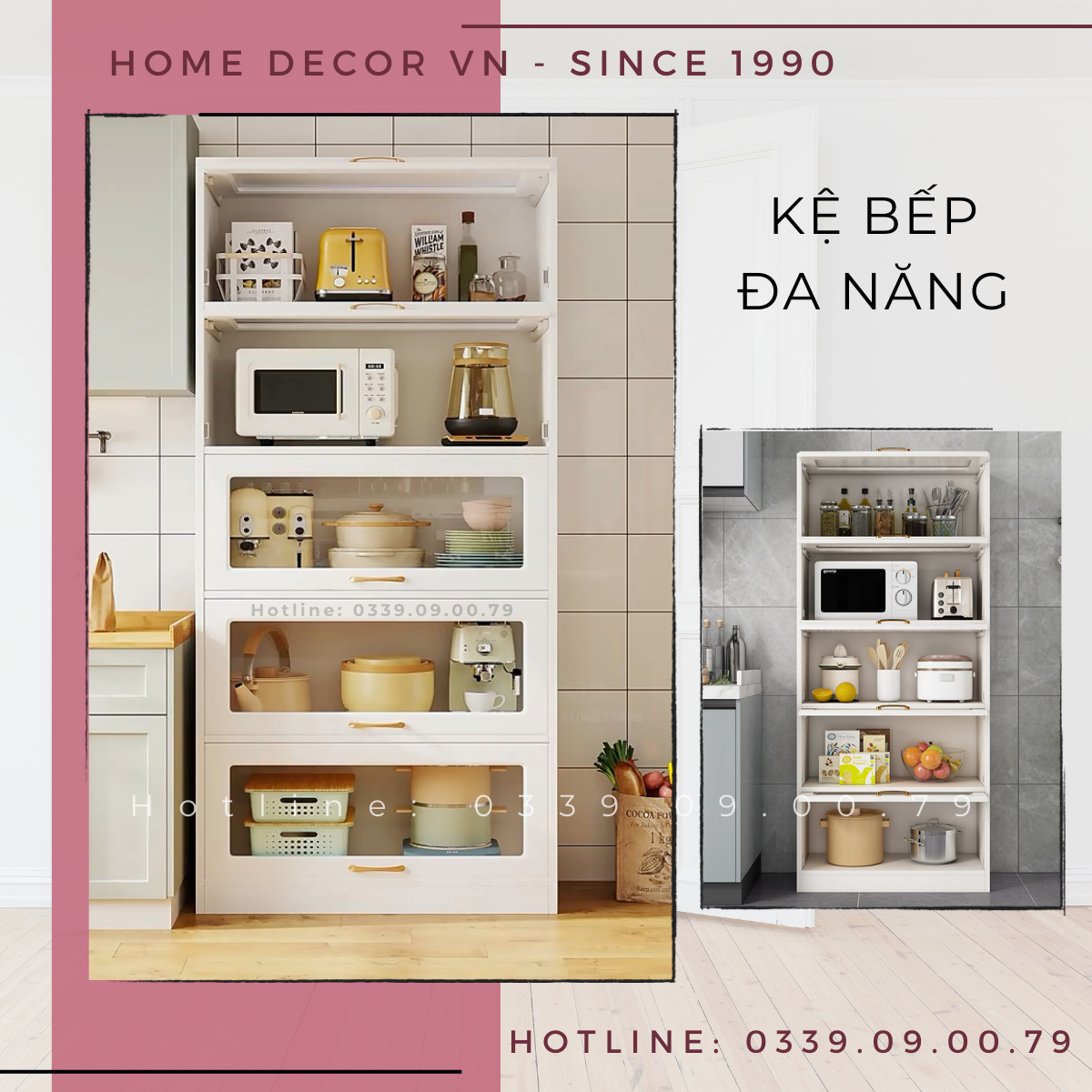 Kệ Nhà Bếp Đa Năng Đẹp KB999