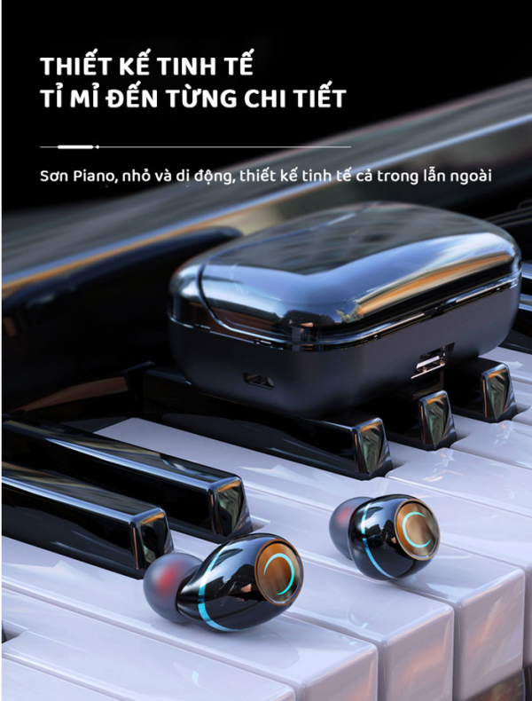 Worldmart - Tai nghe Bluetooth 5.1 âm thanh 9D G08-TWS